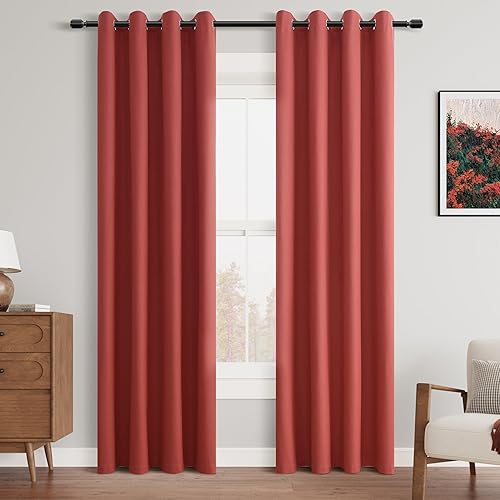 Miniatura 40 de Cream Linen Blackout Curtains 96 Length 2 Panels Set for Living Room Bedroom, 100% Black Out Thermal Insulated Linen Drapes, Room Darkening Grommet
