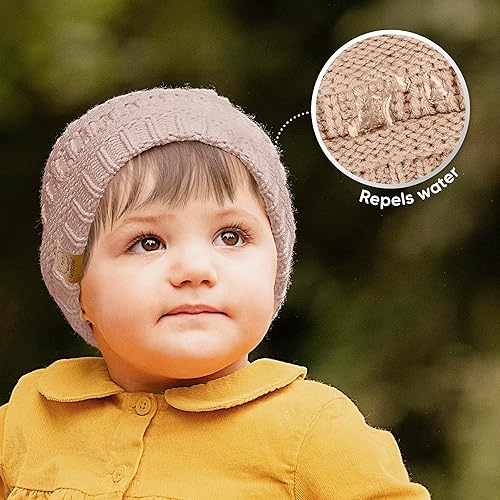 Vista 52 de KeaBabies 3-Pack Baby Beanies for Boys, Girls - Stretchy Knit Baby Hats, Cute Newborn Sweet Pea
