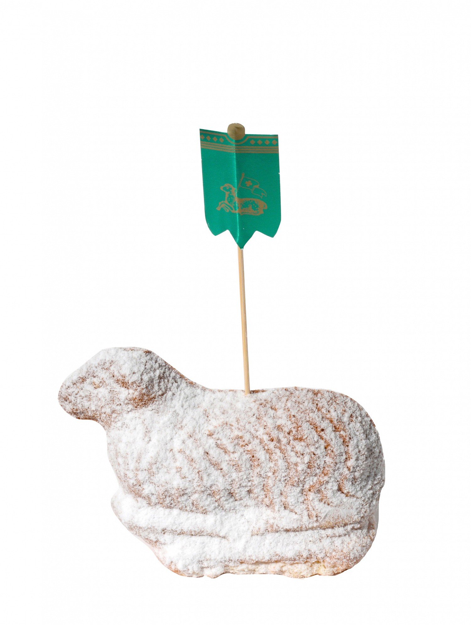 Krönner Osterlamm 200 g – Traditionelles Ostergebäck – Feiner Butter Sandkuchen mit Vanille & Zitrone – handgefertigt und mit Puderzucker bestäubt