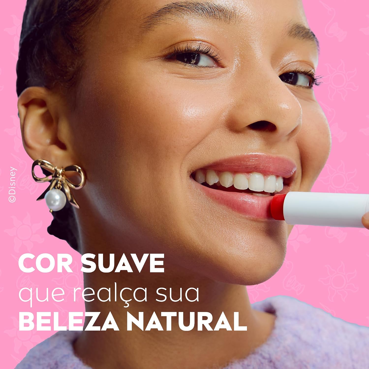 NIVEA Hidratante Labial Morango Silvestre Ed. Limitada Rapunzel Disney® Princesa 4,8g