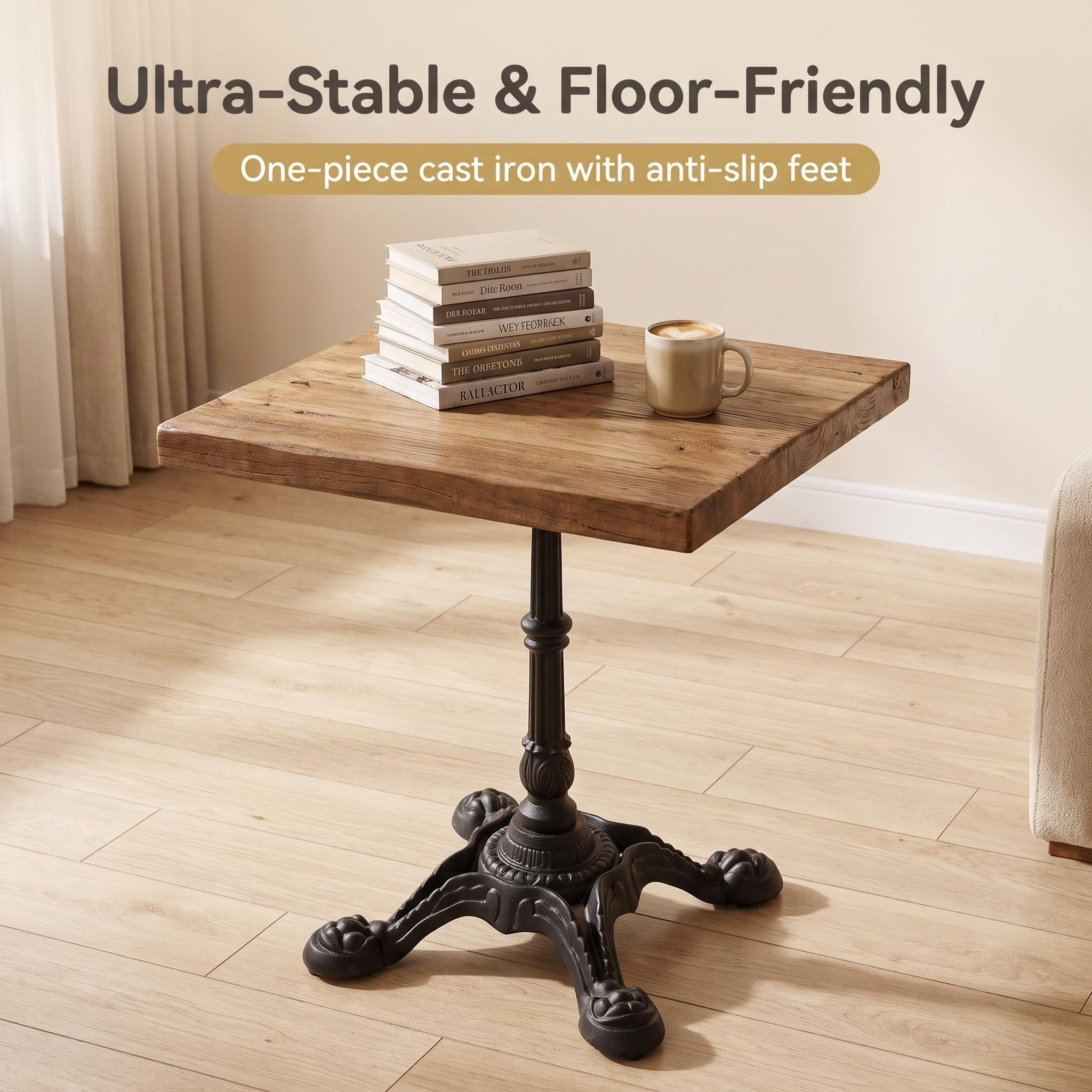 テーブル・机 Antique Cafe table 60 iron leg Antique Cafe table 60