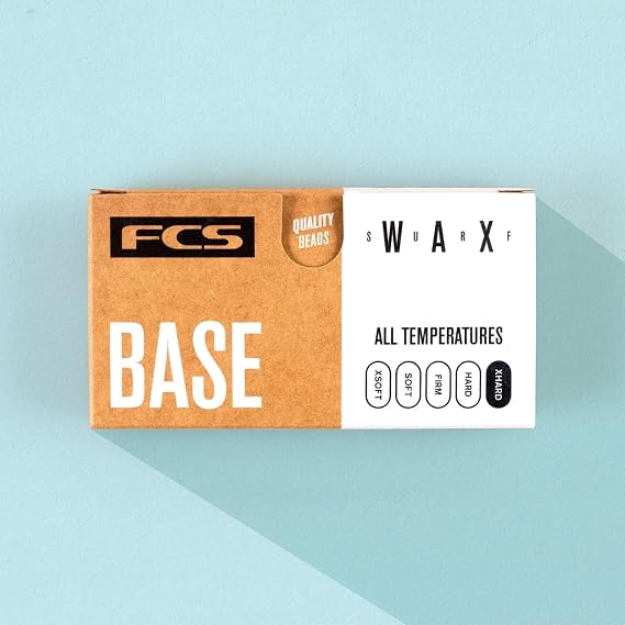 FCS Surf Wax Single Pack - Premium Grip Wax for Surfboards - Cool, Warm, and Tropical Water Options