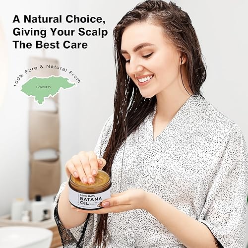 Miniatura 5 de Aceite de batana crudo para el crecimiento del cabello, aceite de batana sin refinar Dr. Sebi de Honduras, previene la pérdida de cabello,