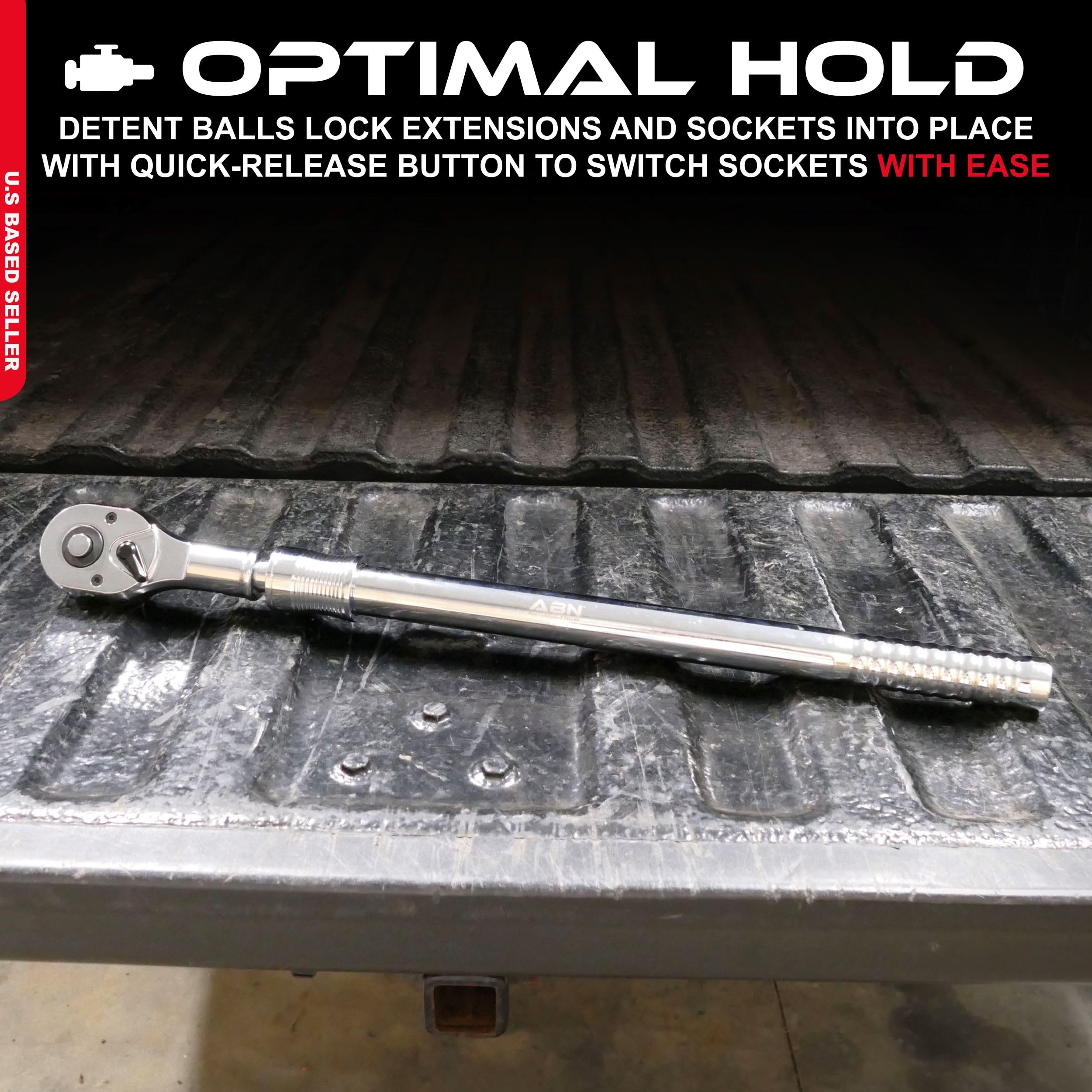 Clé Dynamométrique 1/2" 10-210 Nm 17/19 Douille TüV Avec Rallonge