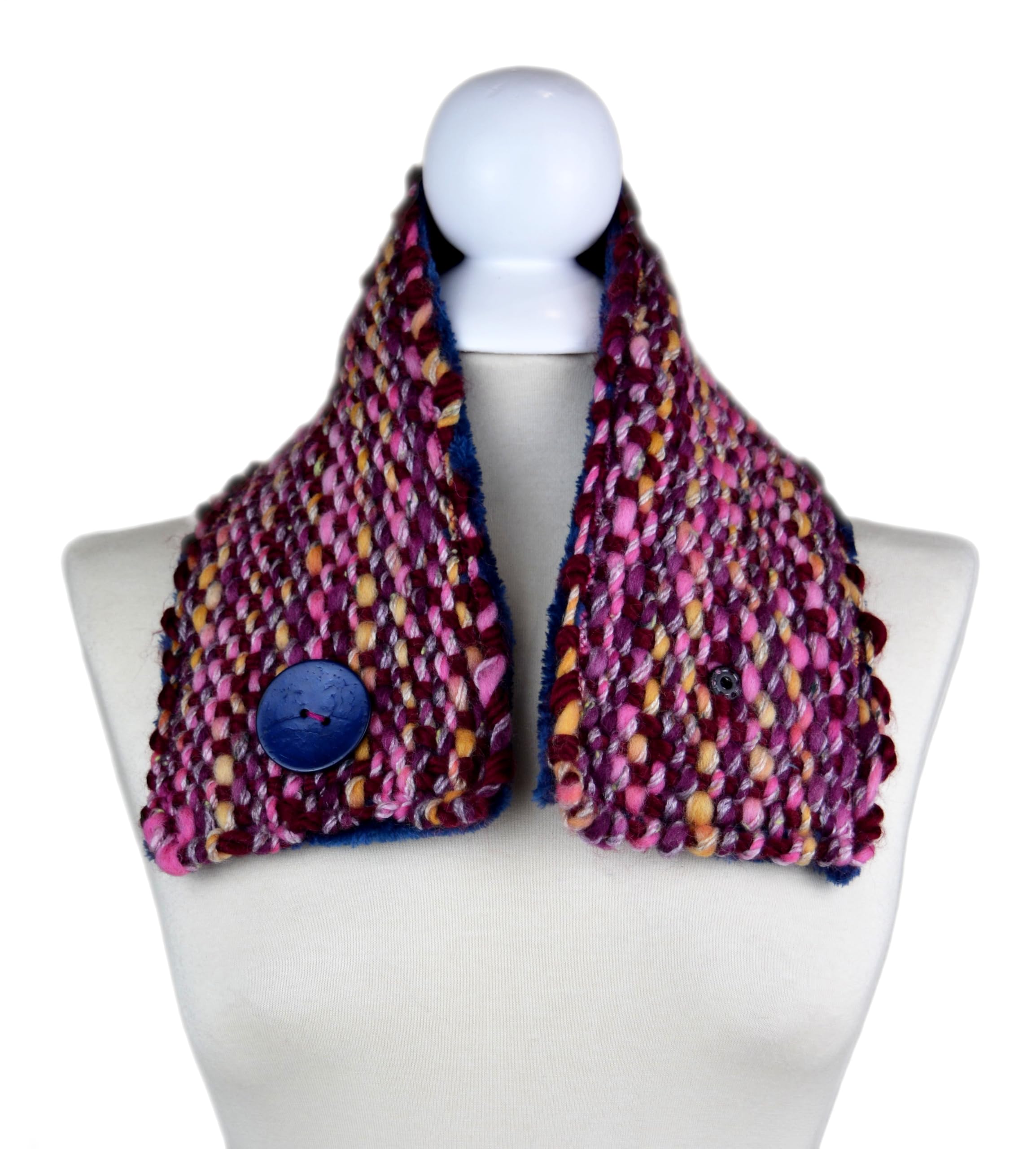 Cuello tejido a mano para mujer. Bufanda tejida a mano para mujer.