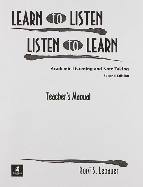 Portada de Learn to Listen Listen to Learn Teacher S Manual