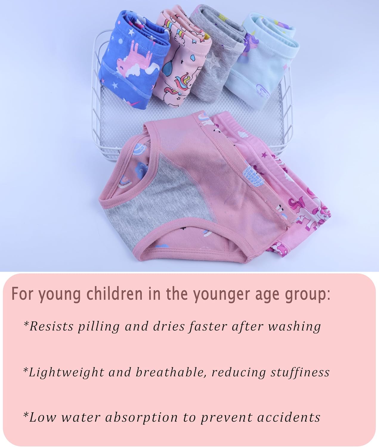 Boboking Toddler Kids Training Underwear Baby Girls Cotton Soft Briefs - Image 5