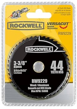 Rockwell RW9229 VersaCut 3-3/8-inch 44T HSS Circular Saw