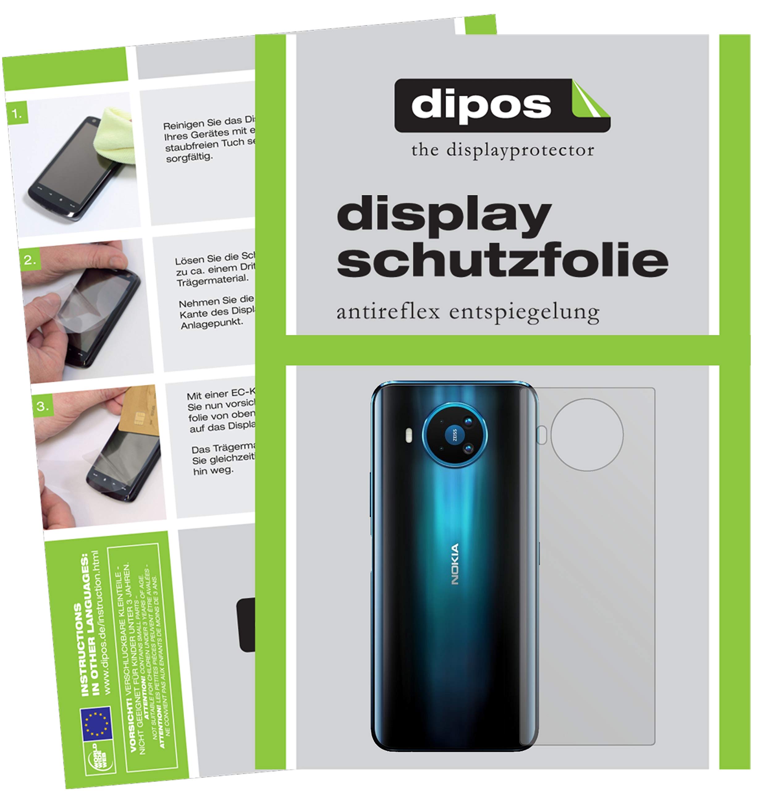 Film De Protection D'Écran Anti-reflet Dipos Pour Nokia 8.3 5G - Transparent - Neuf