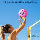 Nivia Electric Volleyball/Rubber Moulded Volleyball/for Indoor/Outdoor/for Men/Women Size - 4 (Multicolor) with Ball Pump gallery image