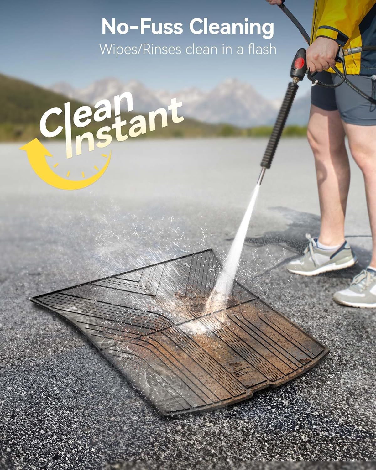 3W 2025 2026 Tesla Model Y Juniper Cargo Mat with Front & Rear Trunk Mats Cargo Liners Anti-Slip TPE All Weather Accessories Vigormold™ - Image 6