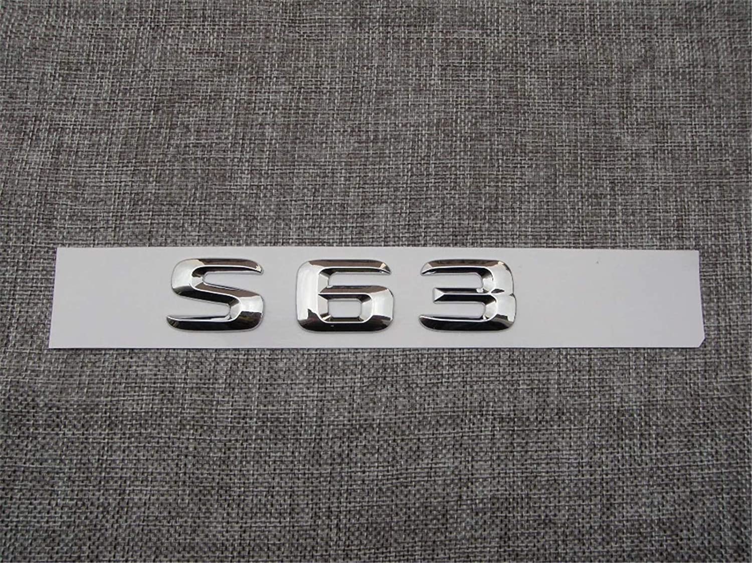 Chrome ABS Plastic Car Trunk Rear Letters Badge Emblem Decal Sticker for S Class S63 AMG