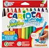 Carioca Jumbo Super Washable Felt Crayon 12 Piece