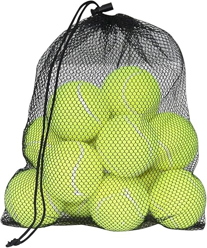 Miniatura 15 de URBEST Pelota de tenis, 12 paquetes de pelotas de tenis de entrenamiento, pelotas de práctica para jugadores novatos, pelotas de juego para perros
