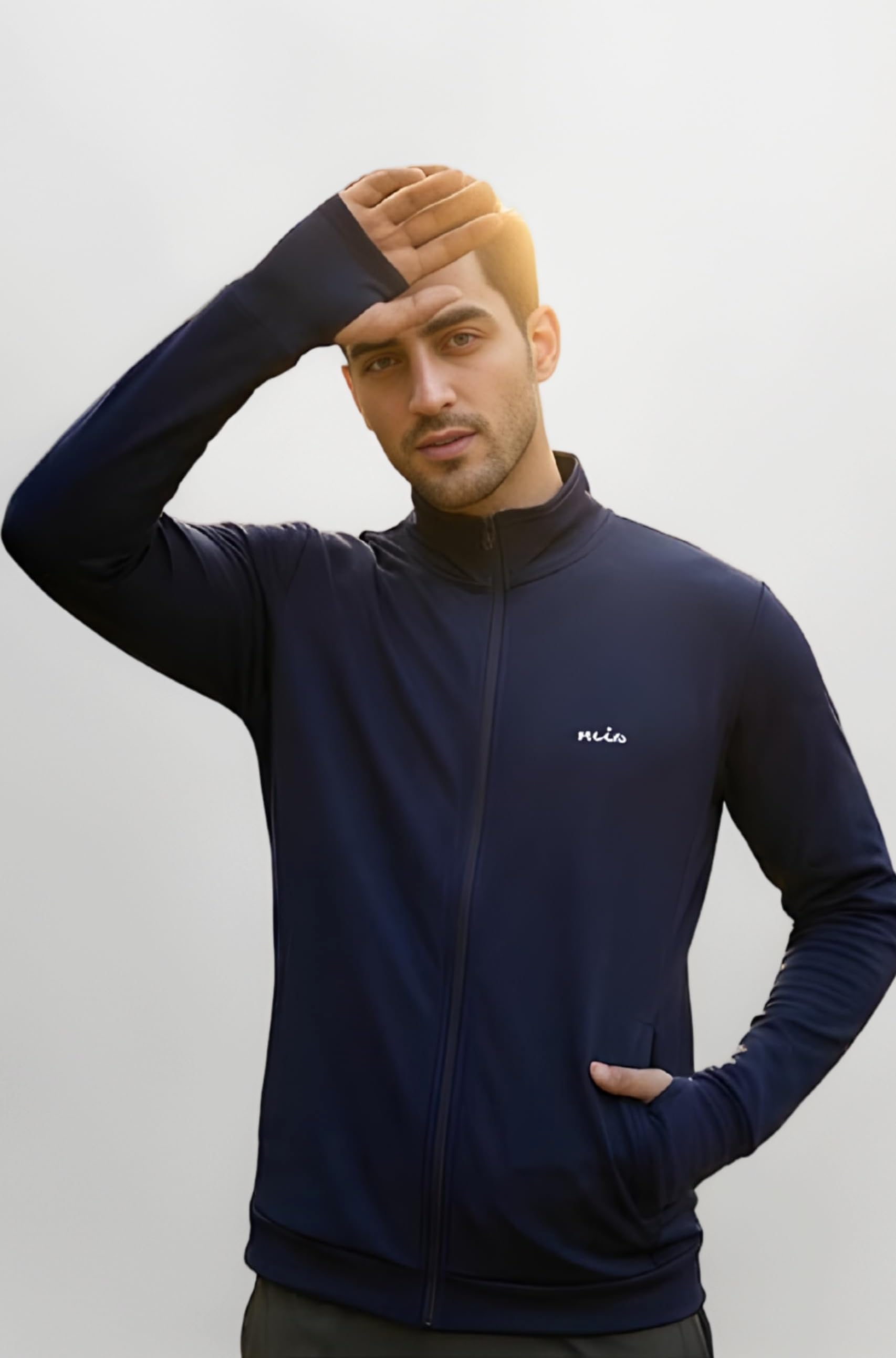 Sunscreen Jacket with UV Protection UPF 50+ Jacket with Breathability & Coolrush Technology Lightweight Jackets for Men