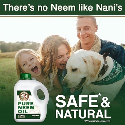 Miniatura 6 de Nani's - Aceite de neem puro para concentrado de plantas, diluido para su uso como aceite de neem orgánico en aerosol para plantas, uso en