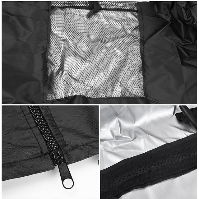 Foto 6 de 8 de Wisebom Funda de Jaula de Perro, Material de Oxford 210D Cubierta de Jaula Perro Impermeable Durable…