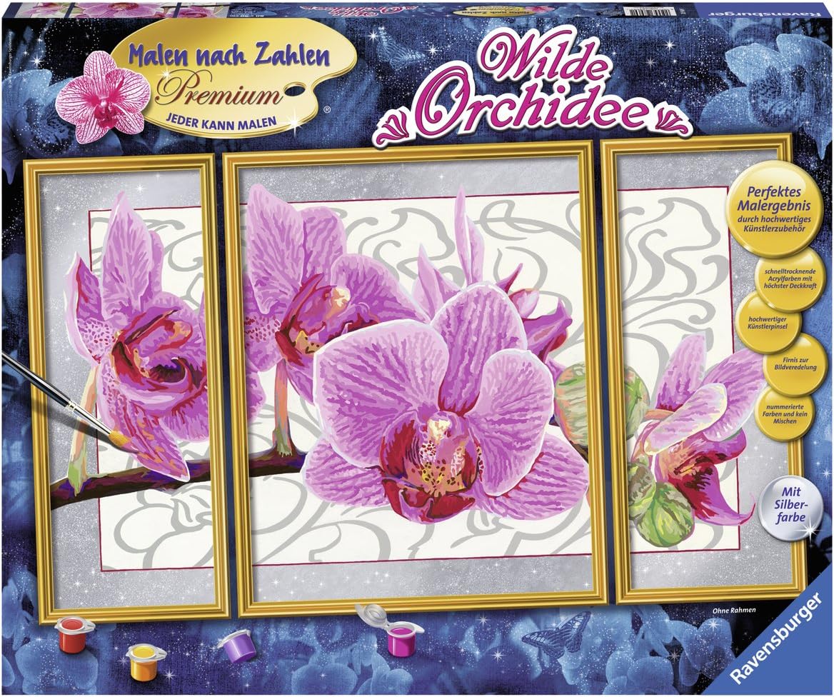 Ravensburger 28969 1 Paint by Numbers Wild Orchid