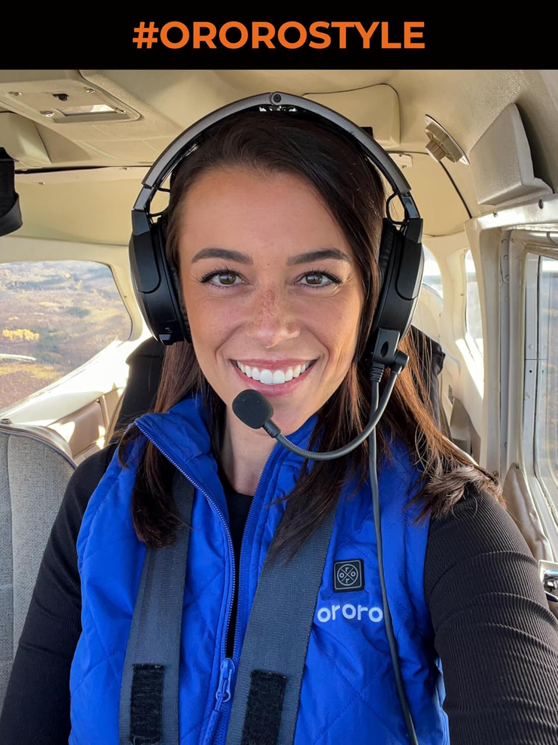 ORORO Quilted Heated Vest for Women, Lightweight Quilted Heating Vest with USB-C Rechargeable Battery - Image 6