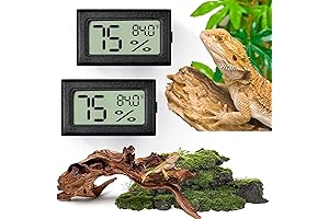 Premium Snake Thermometer and Humidity Gauge