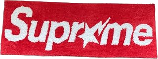 Luxape Supremed Rug - Hypebeast Room Decor - Handmade & Premium- 43 * 16in (110cm) - Suprme Decor - Designer Rugs - Aesthetic Room Decor Rug