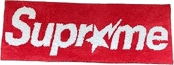 Supremed Rug - Hypebeast Room Decor - Handmade & Premium- 43 * 16in (110cm) - Suprme Decor - Designer Rugs - Aesthetic Room Decor Rug