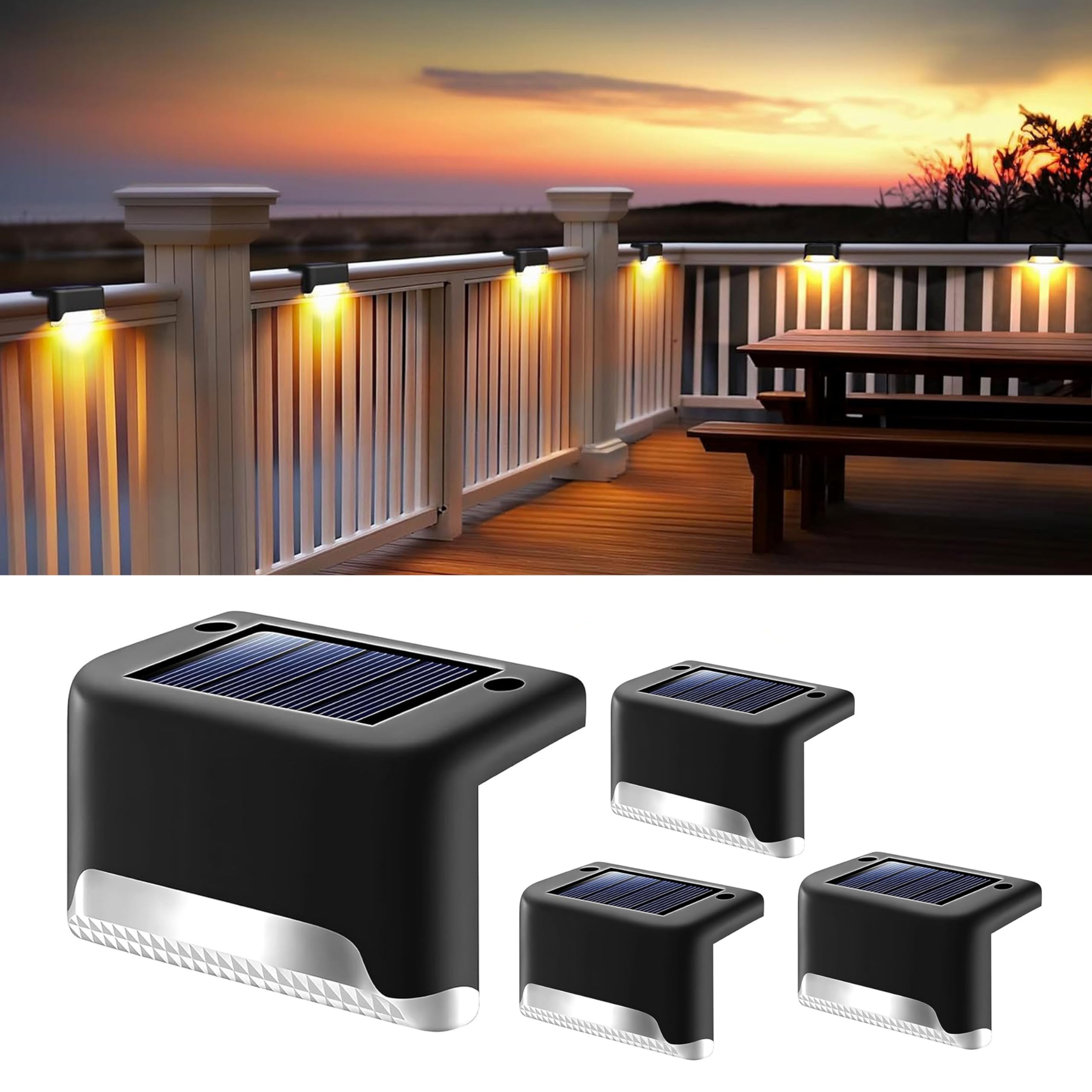 Solar Stair Lights - Outdoor Deck & Garden Lighting -10