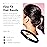 Gimme Beauty Fine Hair Elastic Bands - Slim-Fit Elastic Ties for Fine, Brittle, or Bleached Hair - No-Dent, Gentle-Grip Ponytail Holders for All-Day Comfort - 12 Pack, Black