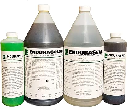 Acid Stain DIY Kit with 100% Acrylic Solvent Sealer