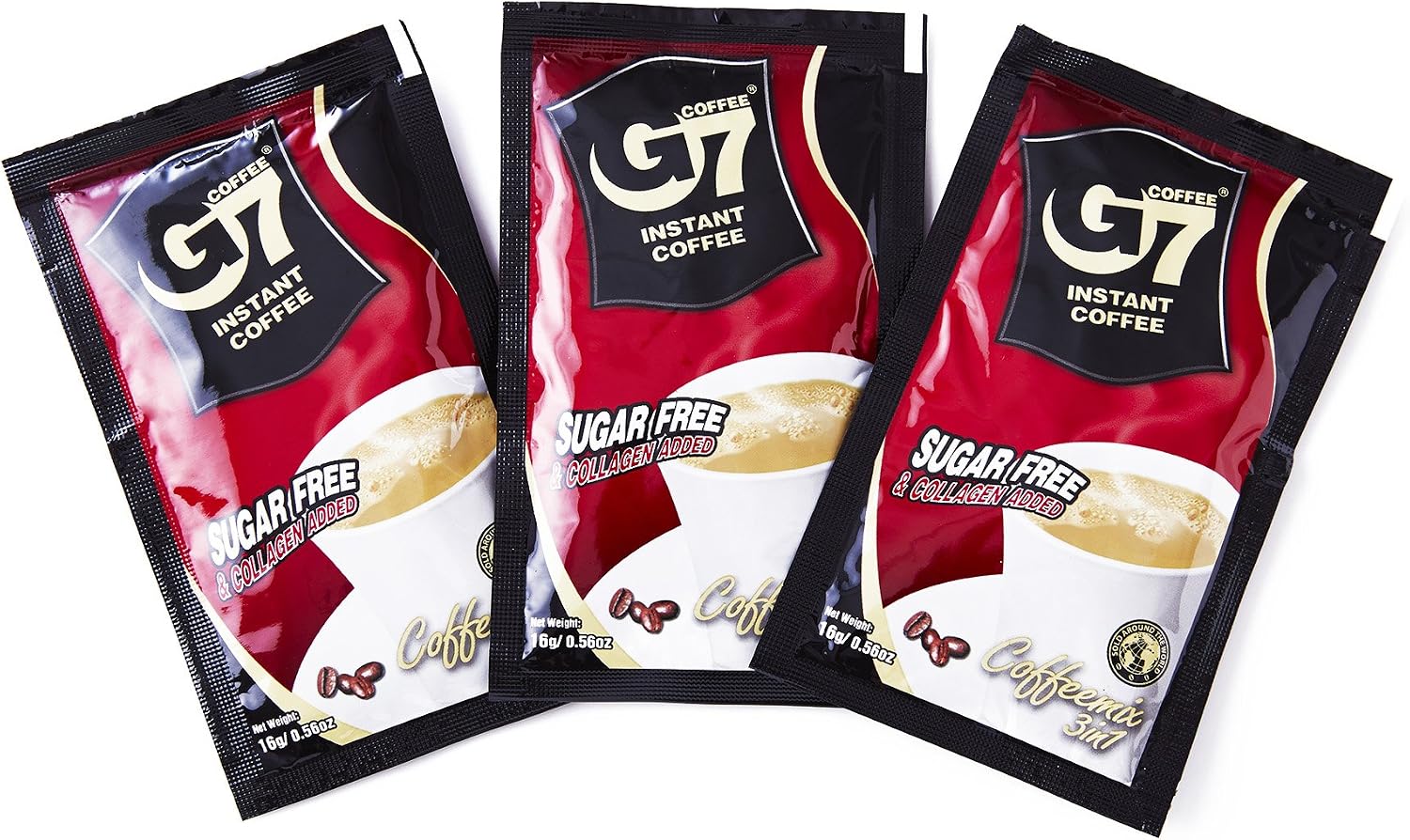 Amazon 公式 ベトナムg7コーヒー コラーゲン シュガーフリー バック 正規品 22袋 Trungnguyen インスタント スティック 通販