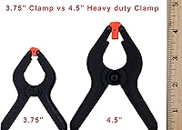 Vista 6 de Heavy Duty Muslin Clamps 4 1/2 inch 6 Pack