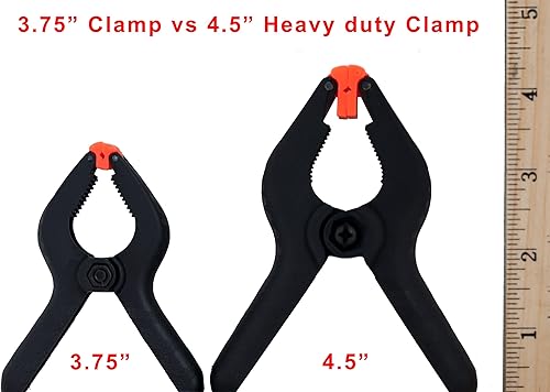 Miniatura 6 de Abrazaderas de muselina resistentes de 4 12 pulgadas paquete de 6