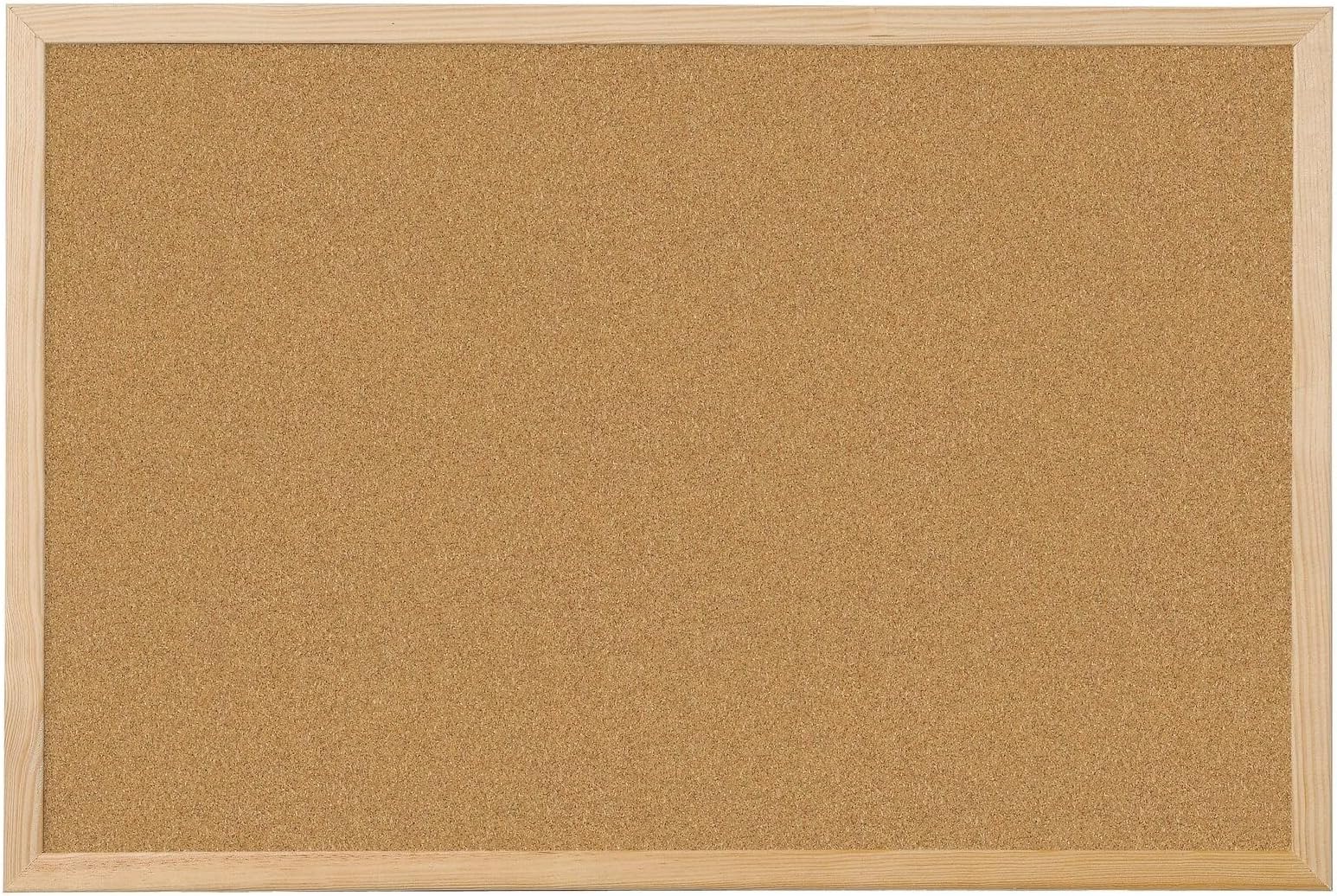 Q-Connect Lightweight Cork Noticeboard 400 x 600 mm