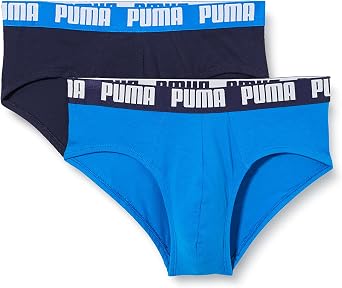 Amazon.com: PUMA 2-Pack Básico Calzoncillos Hombre Azul/Azul Marino : Ropa,  Zapatos y Joyería