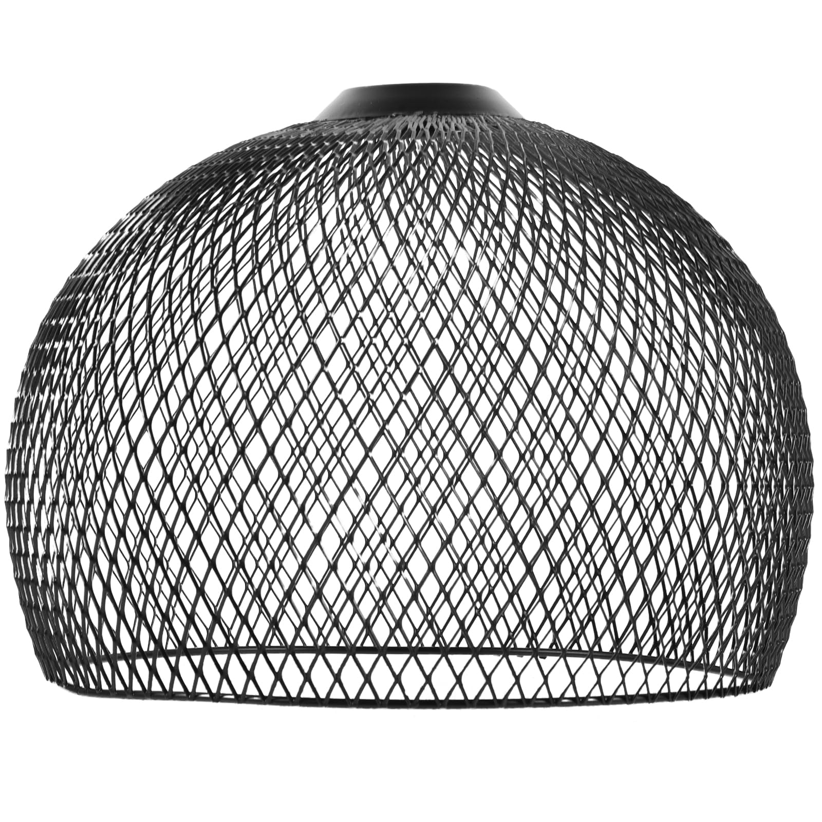 OSALADI Metall Lampenschirm Schwarz 9.84 Zoll Geometrisch Hohl Für Hängelampe Wohnzimmer Schlafzimmer Büro Dekorativer Lampenschirm Ersatz Beleuchtung