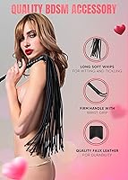 Vista 2 de Látigo para montar látigo de piel sintética para principiantes jugar negro 27