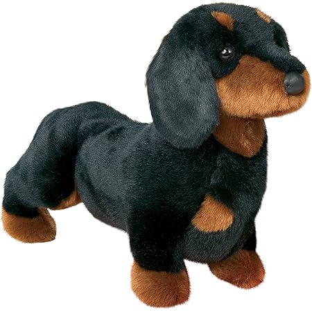 Cuddle Toys 2002 Dogs Dachshund Plush Toy, Black, 41 cm Long: Amazon.co