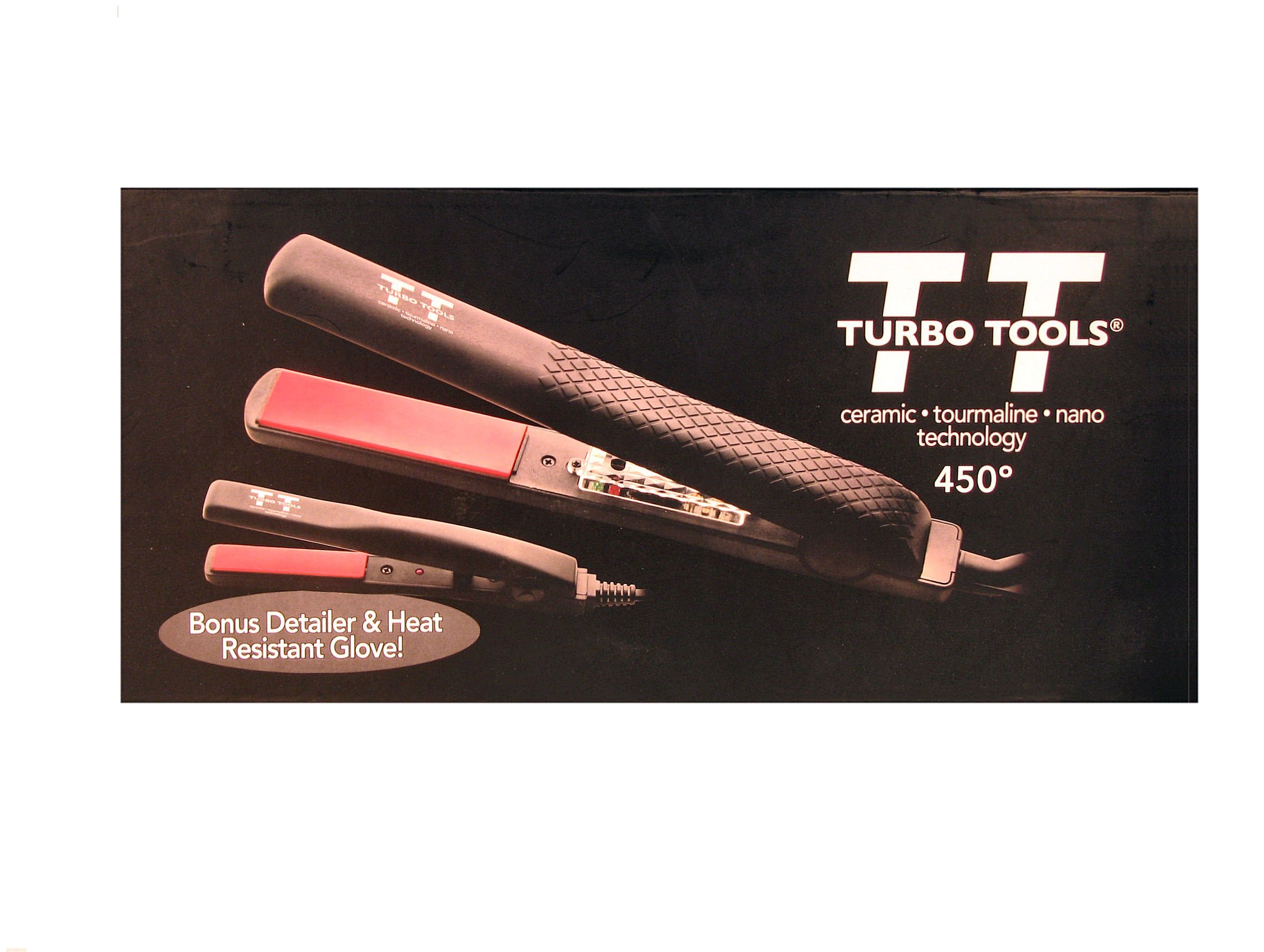 Hot Tools CeramicTi Professional Nano Ceramic Flat Iron, Rainbow Zebra-1