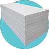 Triplast Expanded Polystyrene Foam Sheets EPS 70 (12 Sheets, 2400 x 1200 x 50mm Each) - BBA Certified Wall & Floor Insulation Board - Box Lining & Packaging Foam Board - White Blocks for DIY Projects