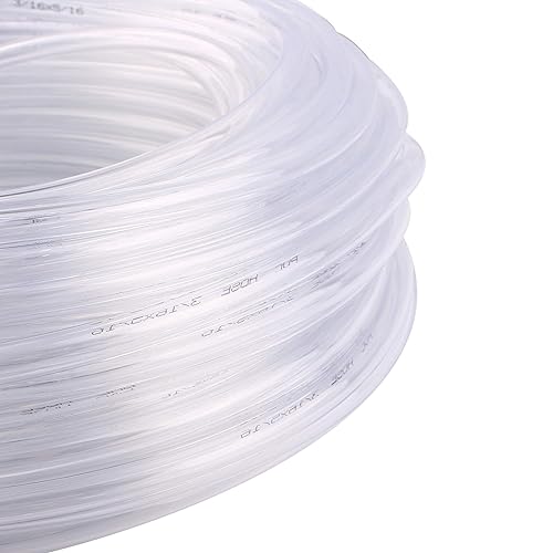 Miniatura 172 de DERNORD - Tubo de cloruro de polivinilo (PVC) de 5/16 pulgadas de diámetro interior x 7/16 pulgadas de diámetro exterior, manguera flexible