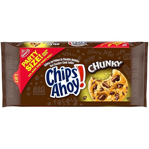 Chips Ahoy Galletas de trozos gruesos para fiestas paquete de 2475 onzas chispas de chocolate 1 unidad