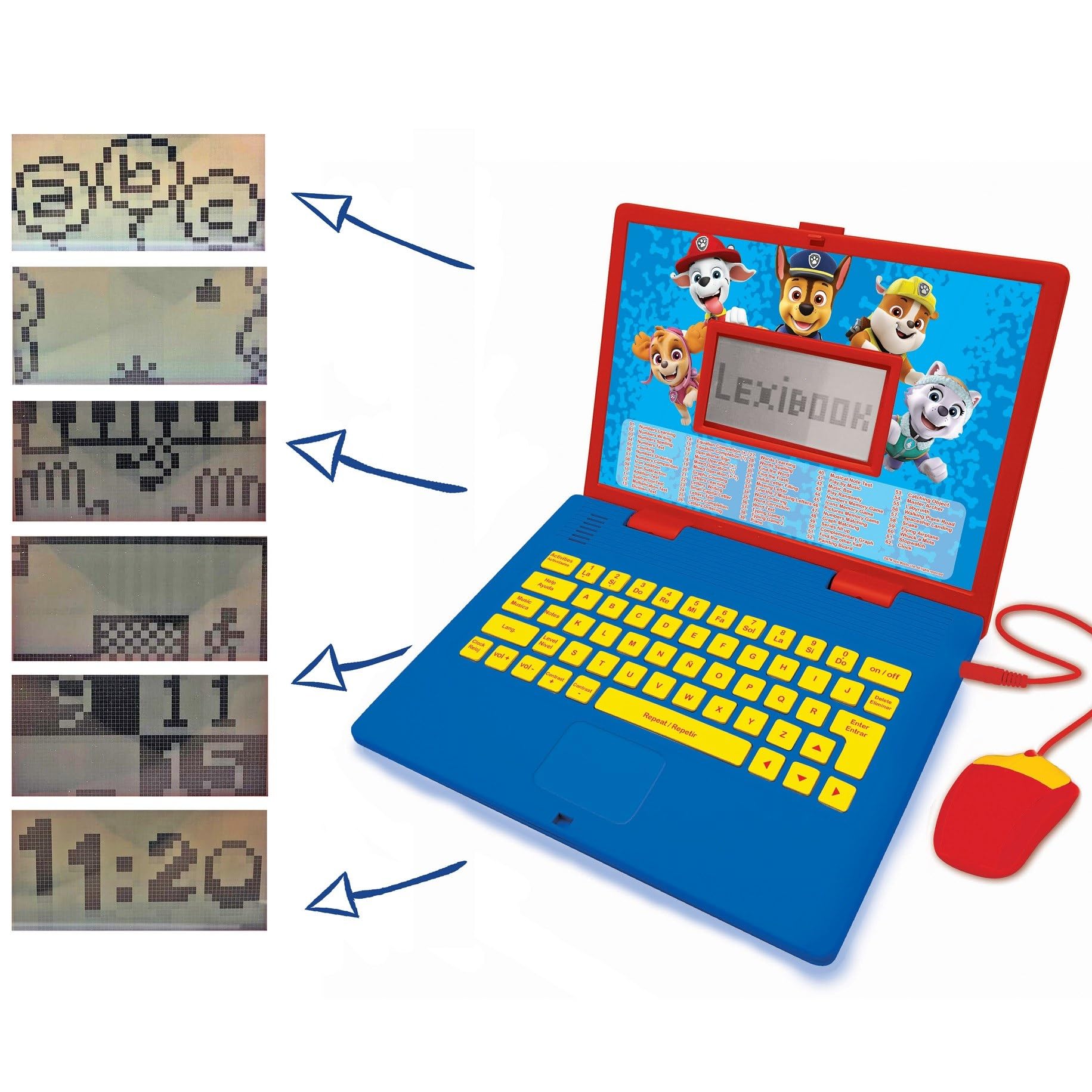 Lexibook, Paw Patrol, Educational and Bilingual Laptop German/English, Toy for Child Kid (Boys & Girls), 124 Activities - Image 4