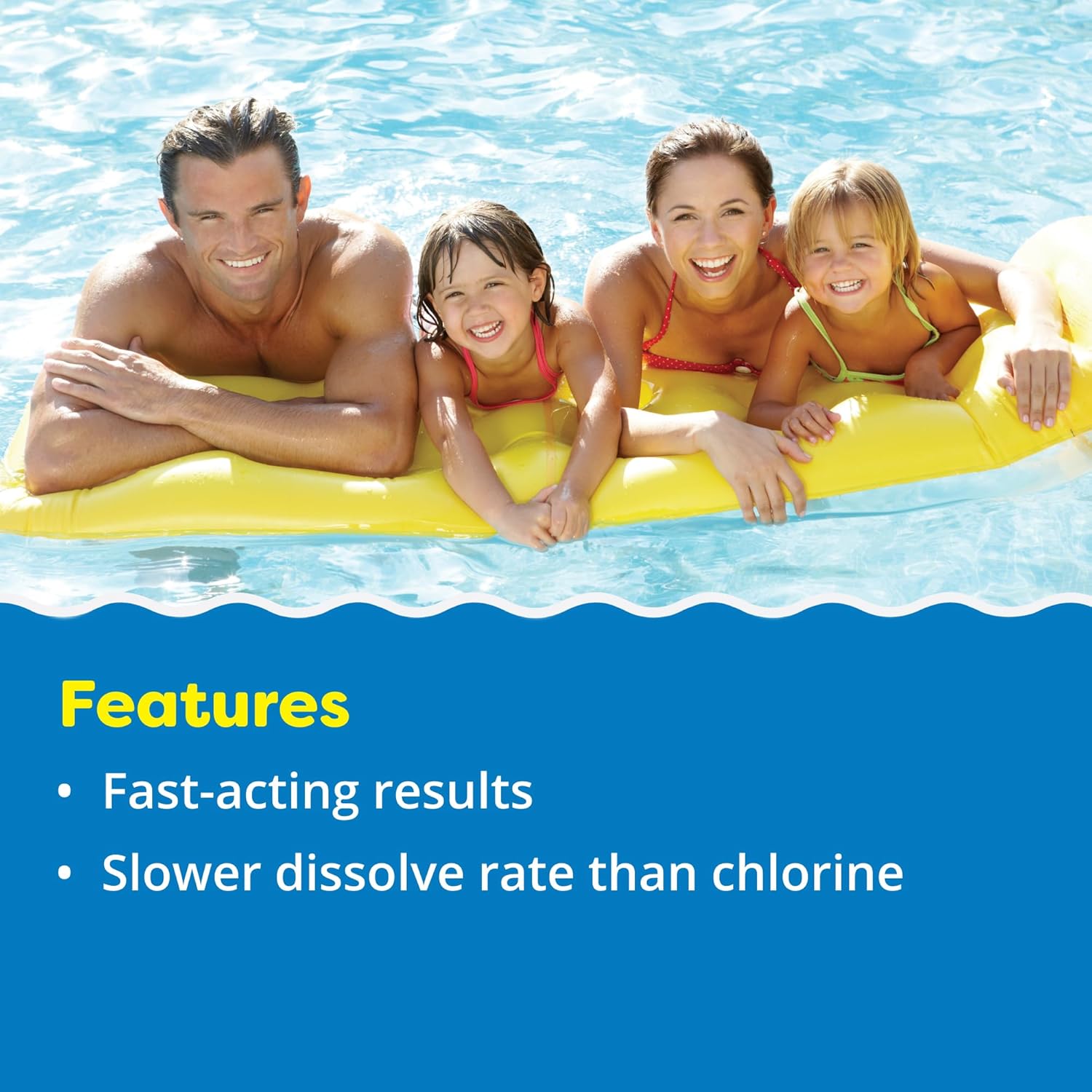 In The Swim 1 Inch Bromine Plus Tablet Sanitizer for Spas, Hot Tubs, or Swimming Pools - Pre-Stabilized, Low Odor, Chlorine Alternative – 3.5 Pounds