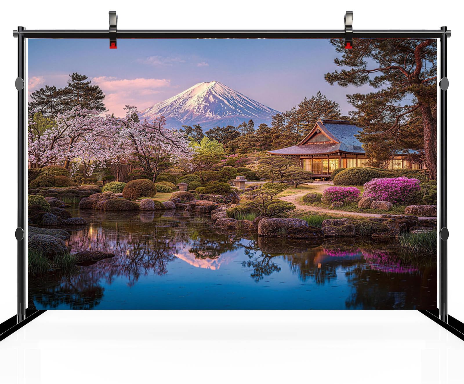 Amazon.com : chnywork 7x5ft Japan Fuji Mountain Backdrop Asian