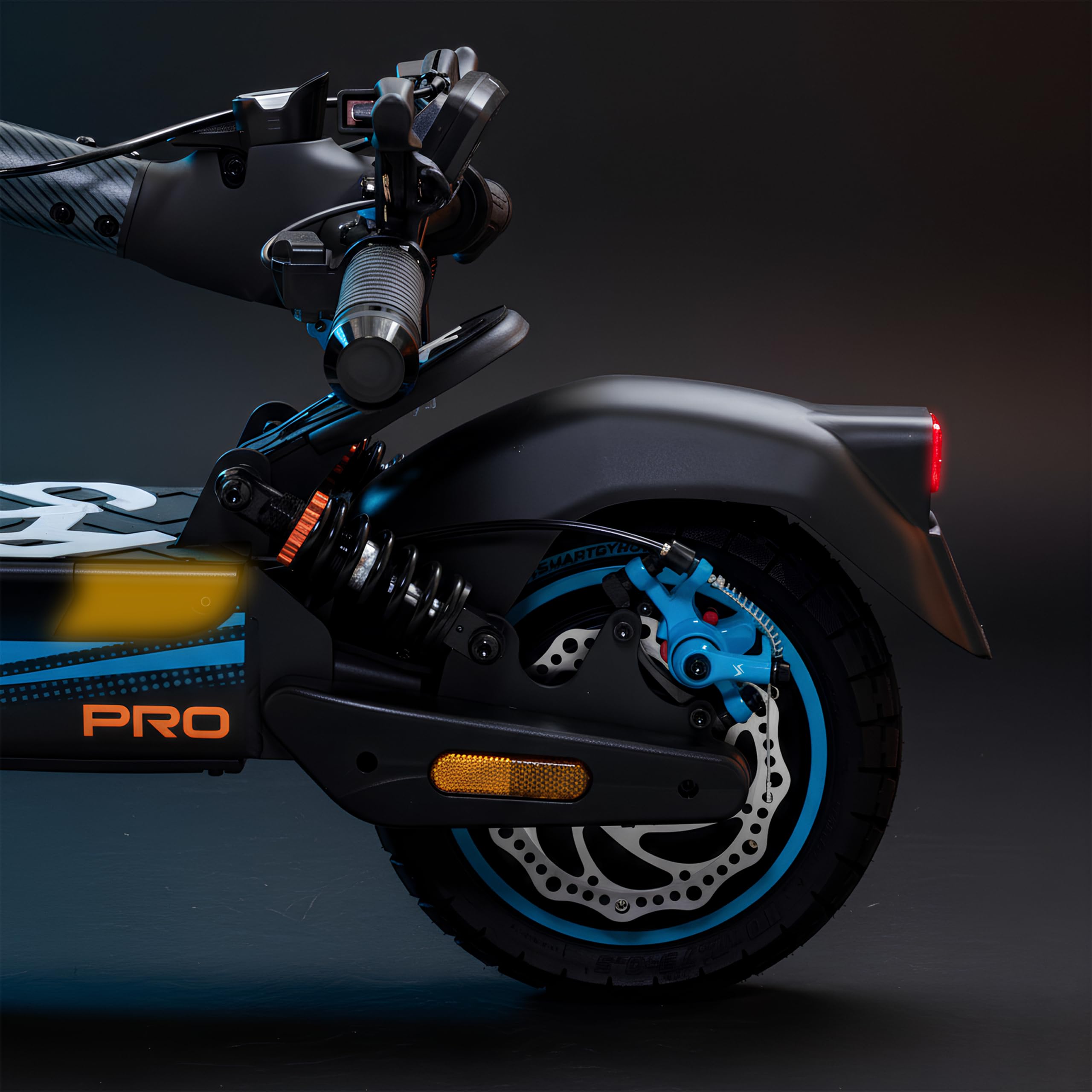smartGyro K5 PRO - Patinete eléctrico de 48V 1000W, 15.000 mAh, Suspensiones Delanteras y Traseras, Display Multifunción, Ruedas de 10 Neumáticas (Black 1000w 15Ah)
