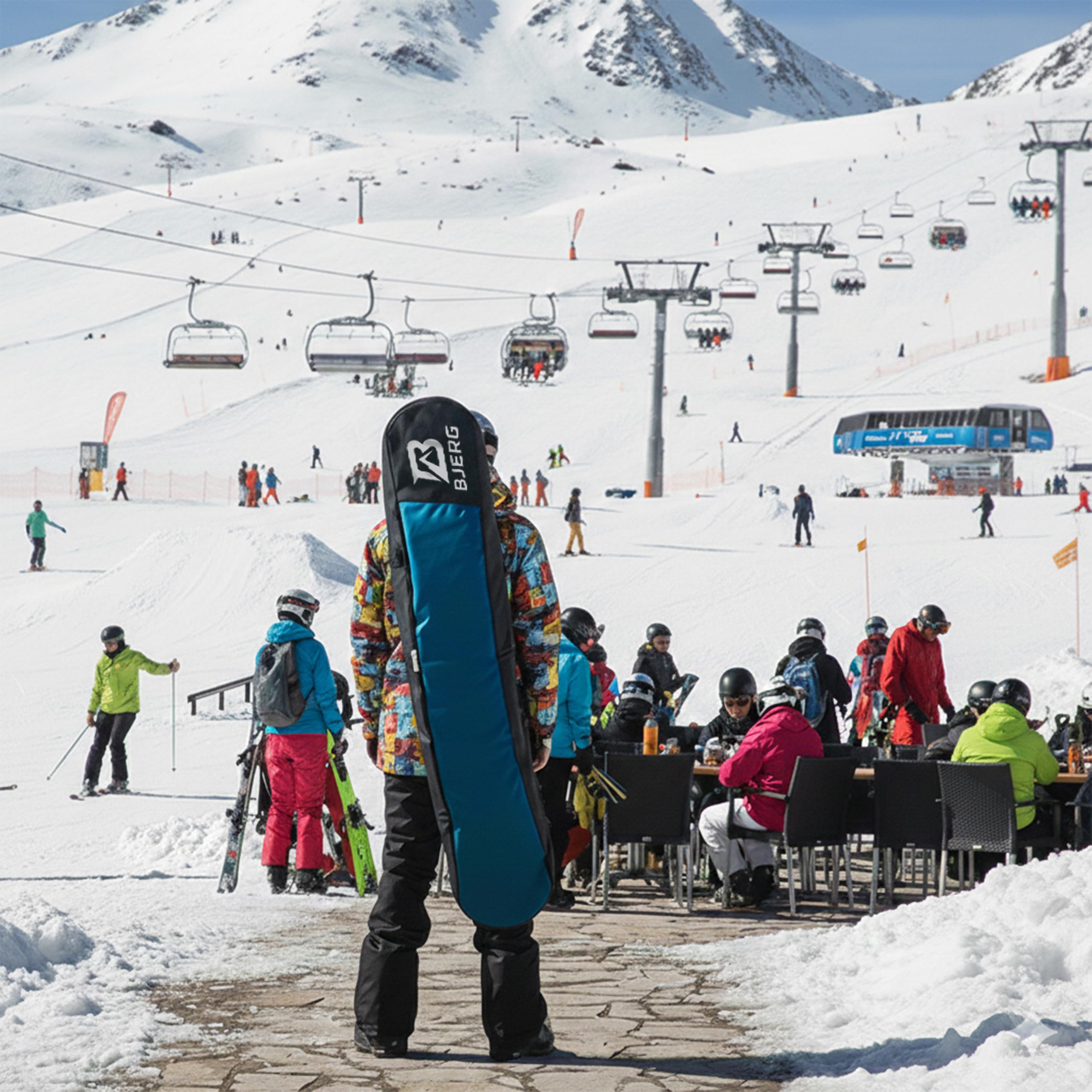 Bjerg Sac à dos pour snowboard - Fabriqué en Europe