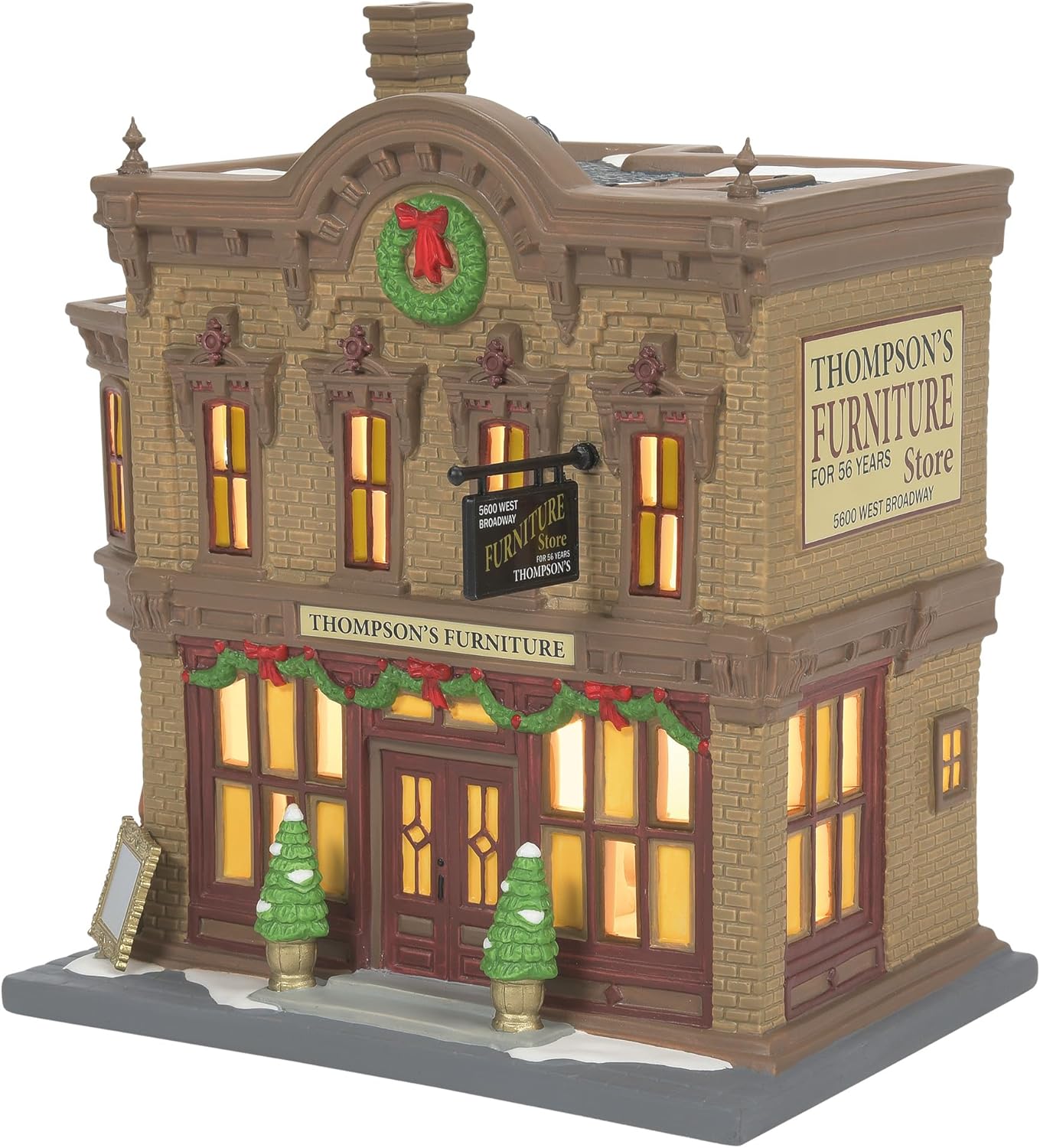 Department 56 Christmas in The City Thompson's Furniture Lit Building, 7.32 Inch, Multicolor