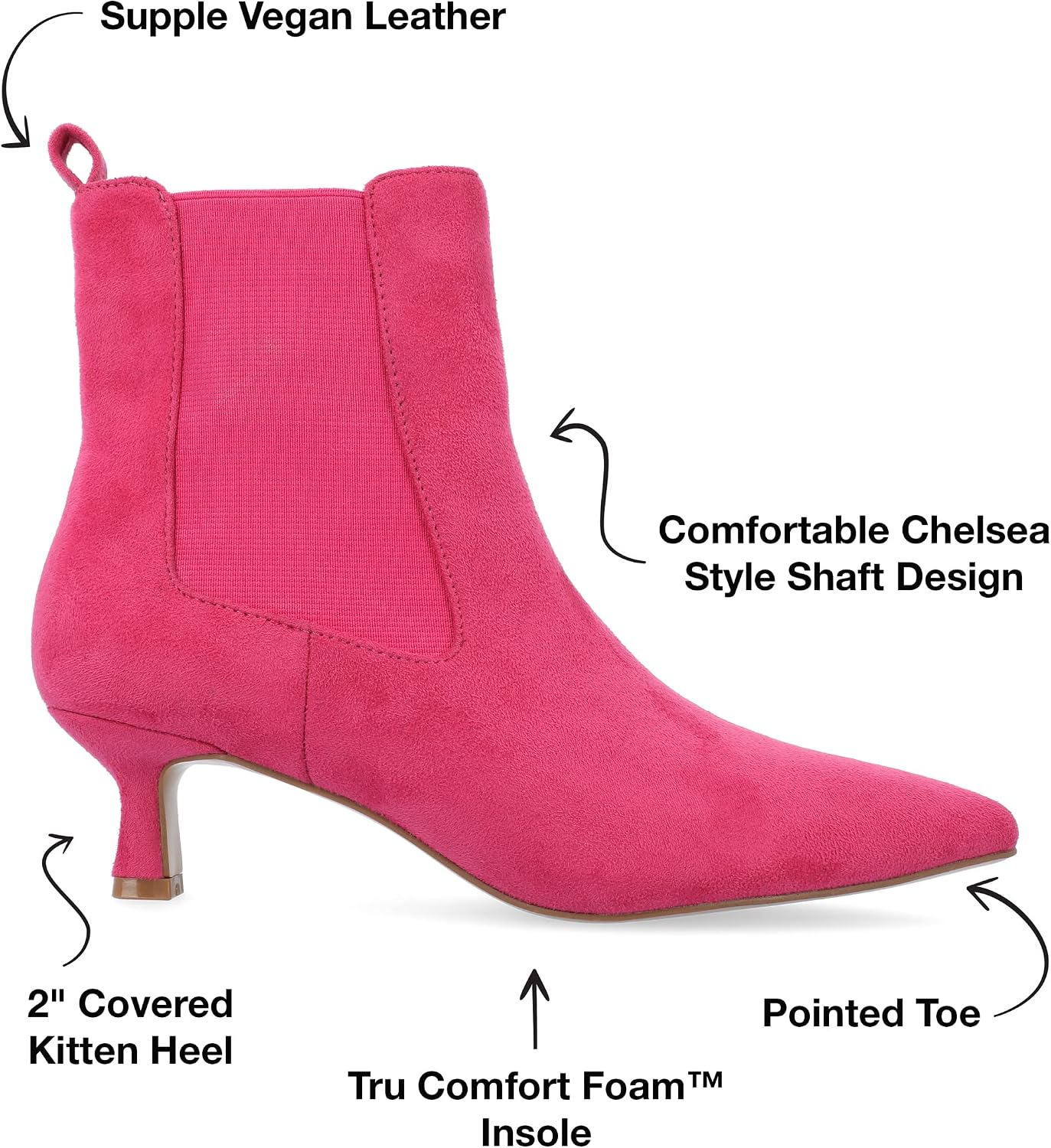 Journee Collection Women's Tenlee Chelsea Booties