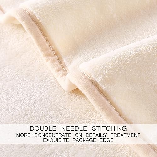 Vista 17 de Hozy - Cobija de forro polar para cama de 330GSM, suave, tela cepillada, muy cálida, para el sofá Gris ceniza