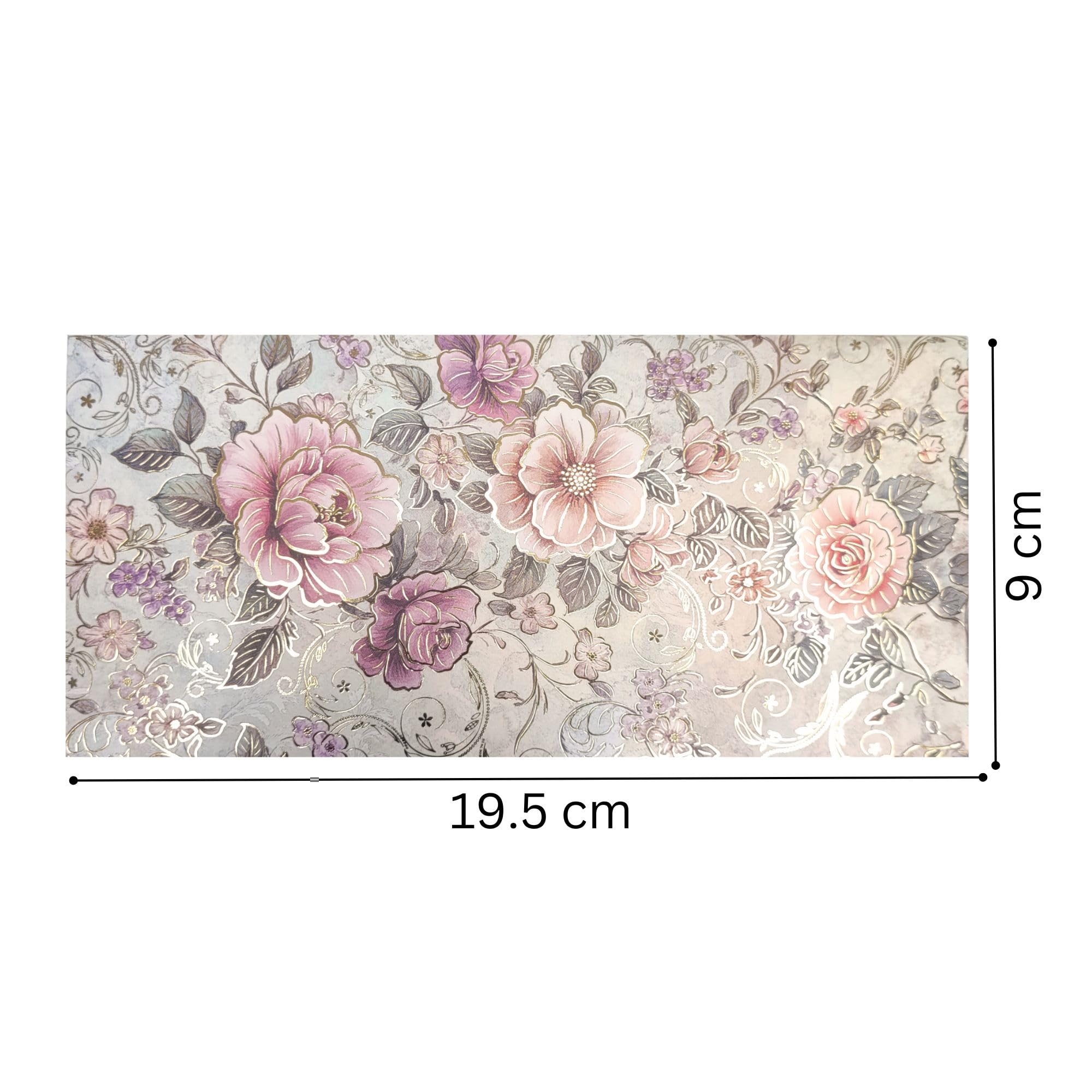 Fonsie cash shagun fancy design envelopes pack of 30 for gifting money on wedding gift, baby shower gift, shagun, family gatherings(Floral) 1